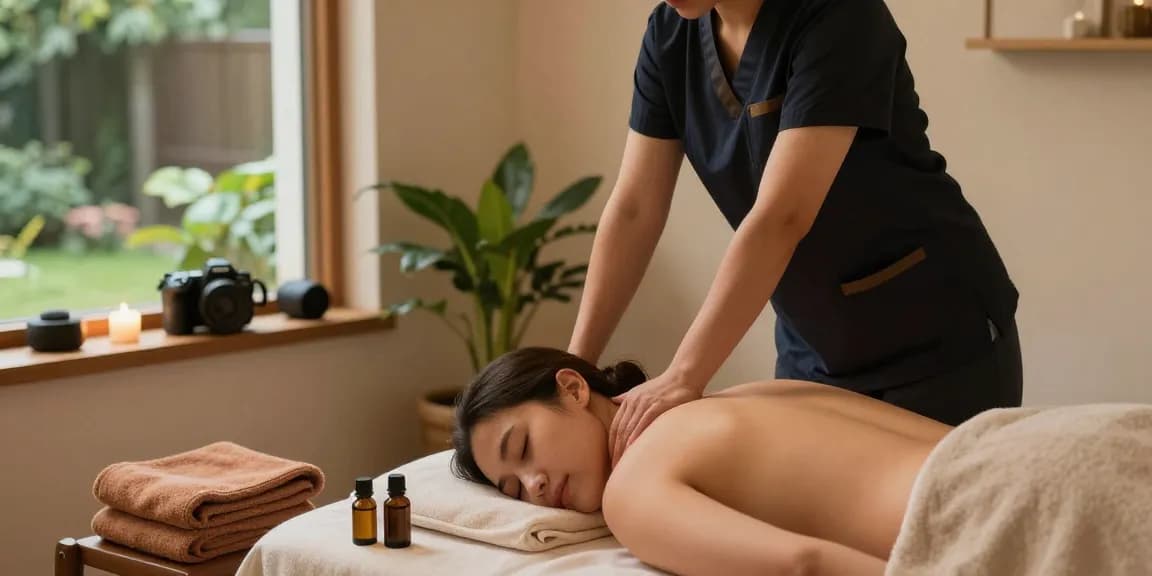Experience premium 부평출장안마 with a calming massage in a serene home setting.